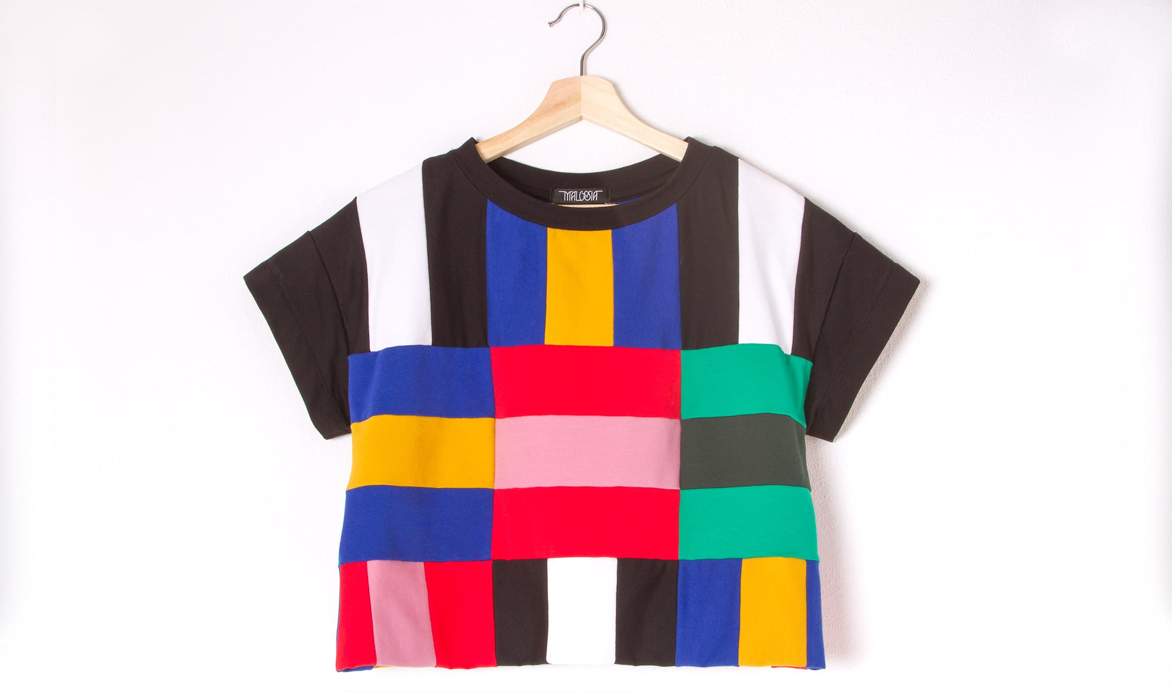 Multicoloured boxy top